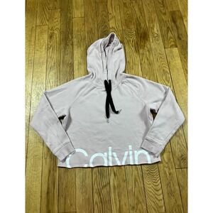 Calvin‎ Klein Performance Hoodie Women's Medium Cropped Pullover Sweatshirt